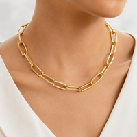 Thick PaperClip Chain Necklace - LPL Creations