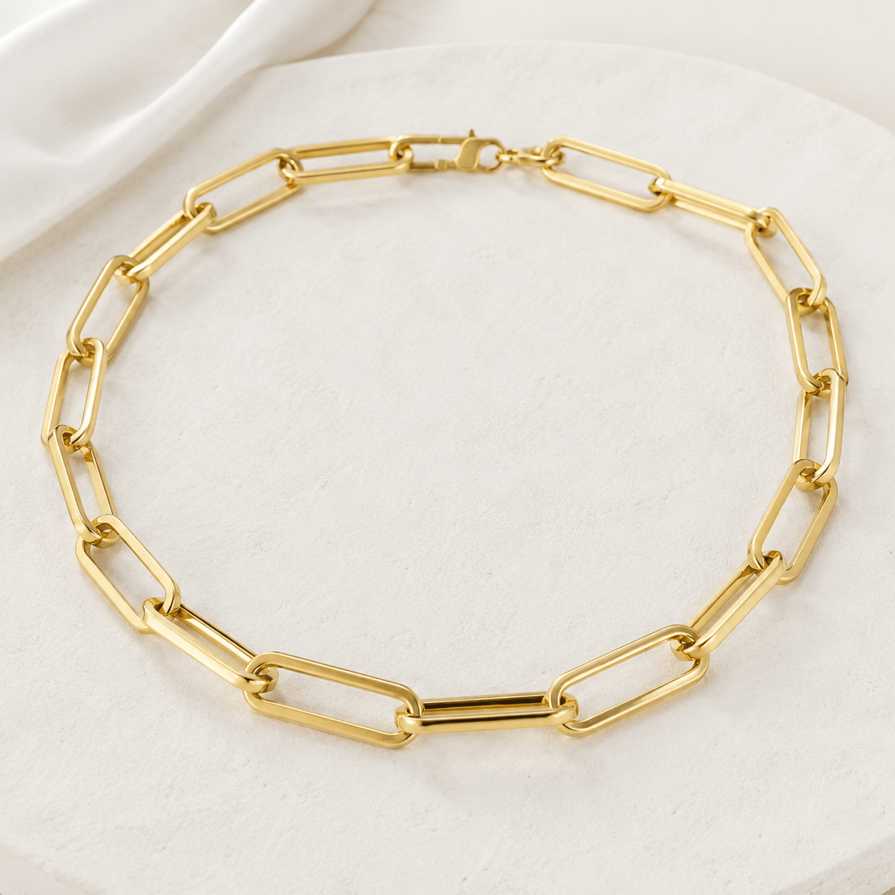 Thick PaperClip Chain Necklace - LPL Creations