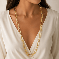 Thick PaperClip Chain Necklace - LPL Creations