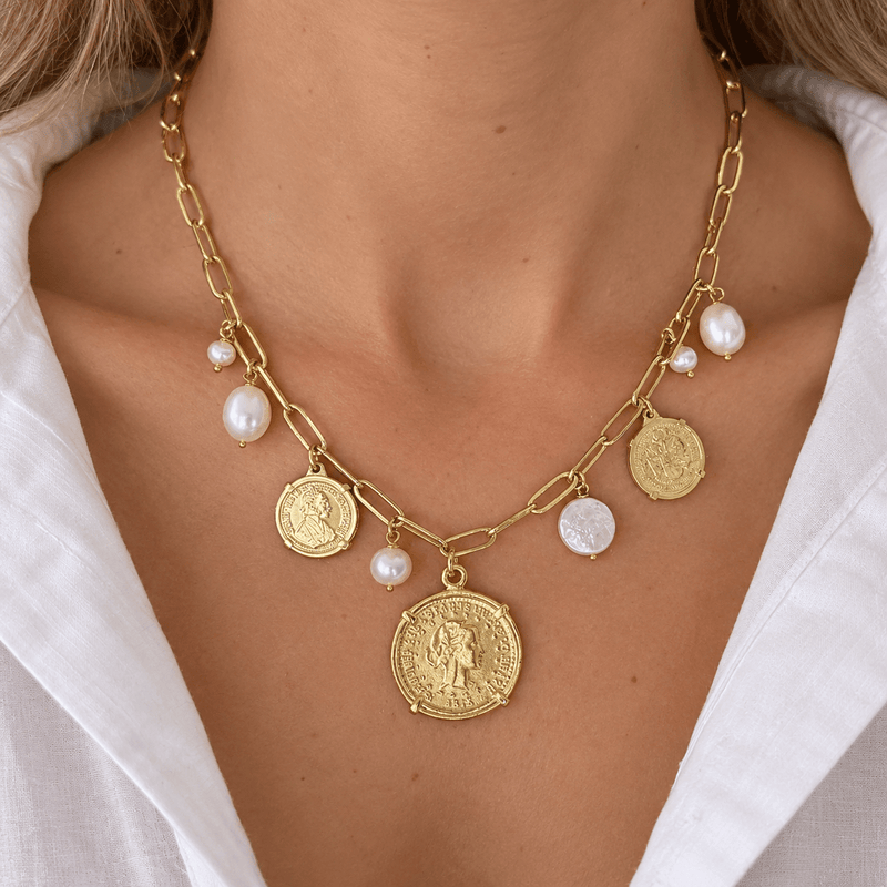 Coins Chain Necklace - LPL Creations