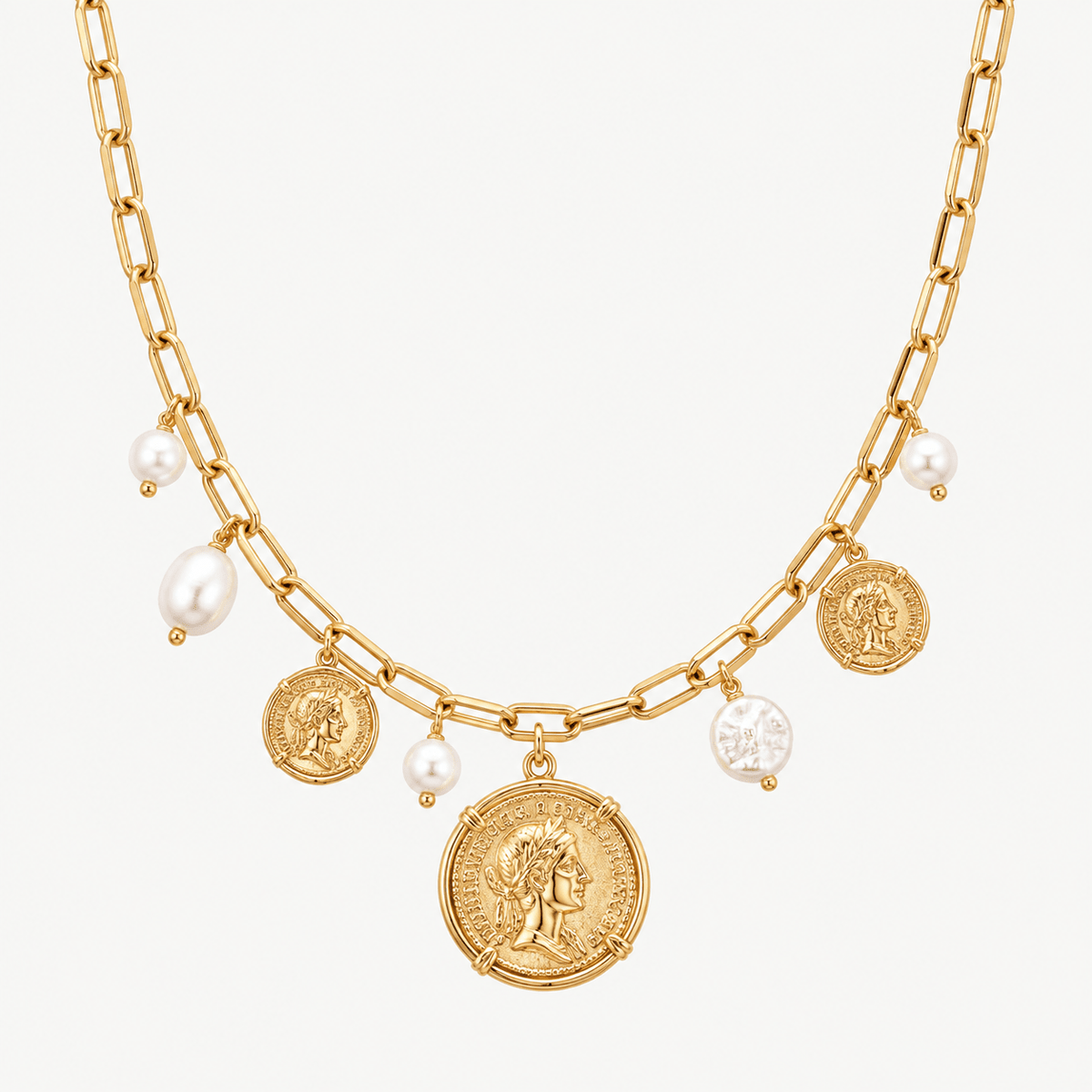 Coins Chain Necklace - LPL Creations