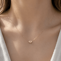 Single Gold Heart Necklace - LPL Creations