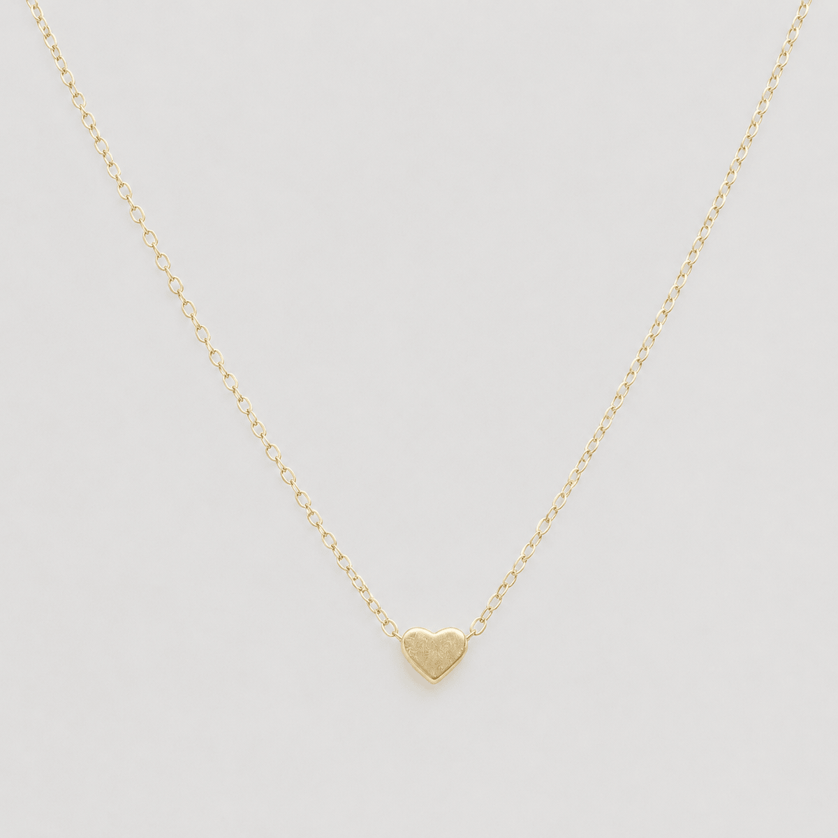 Single Gold Heart Necklace - LPL Creations