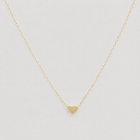 Single Gold Heart Necklace - LPL Creations
