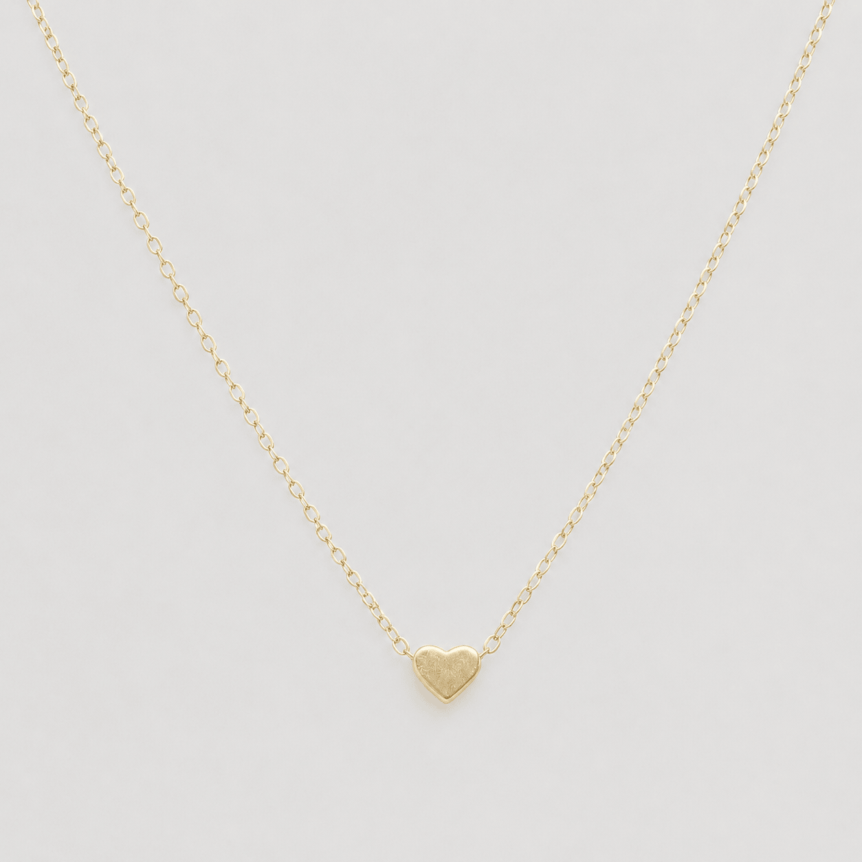 Single Gold Heart Necklace - LPL Creations