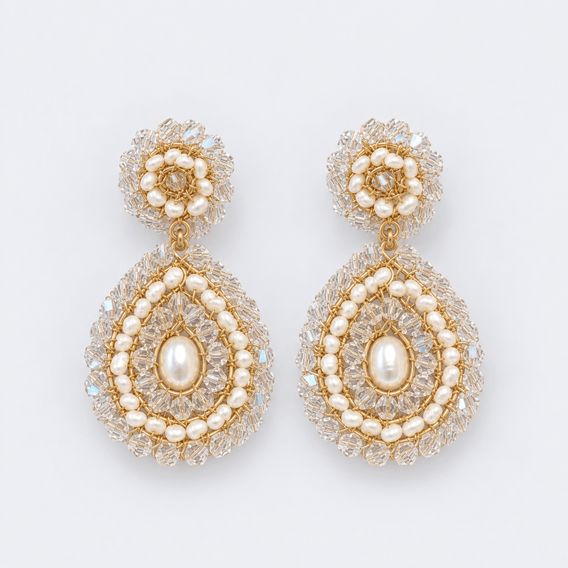 Bride Earrings - LPL Creations