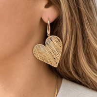 Adore Heart Earrings - LPL Creations