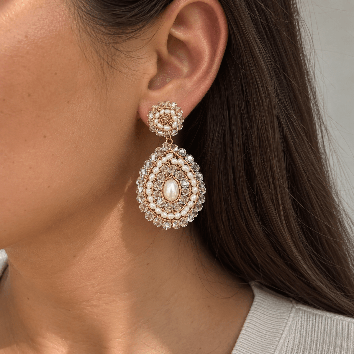 Bride Earrings - LPL Creations