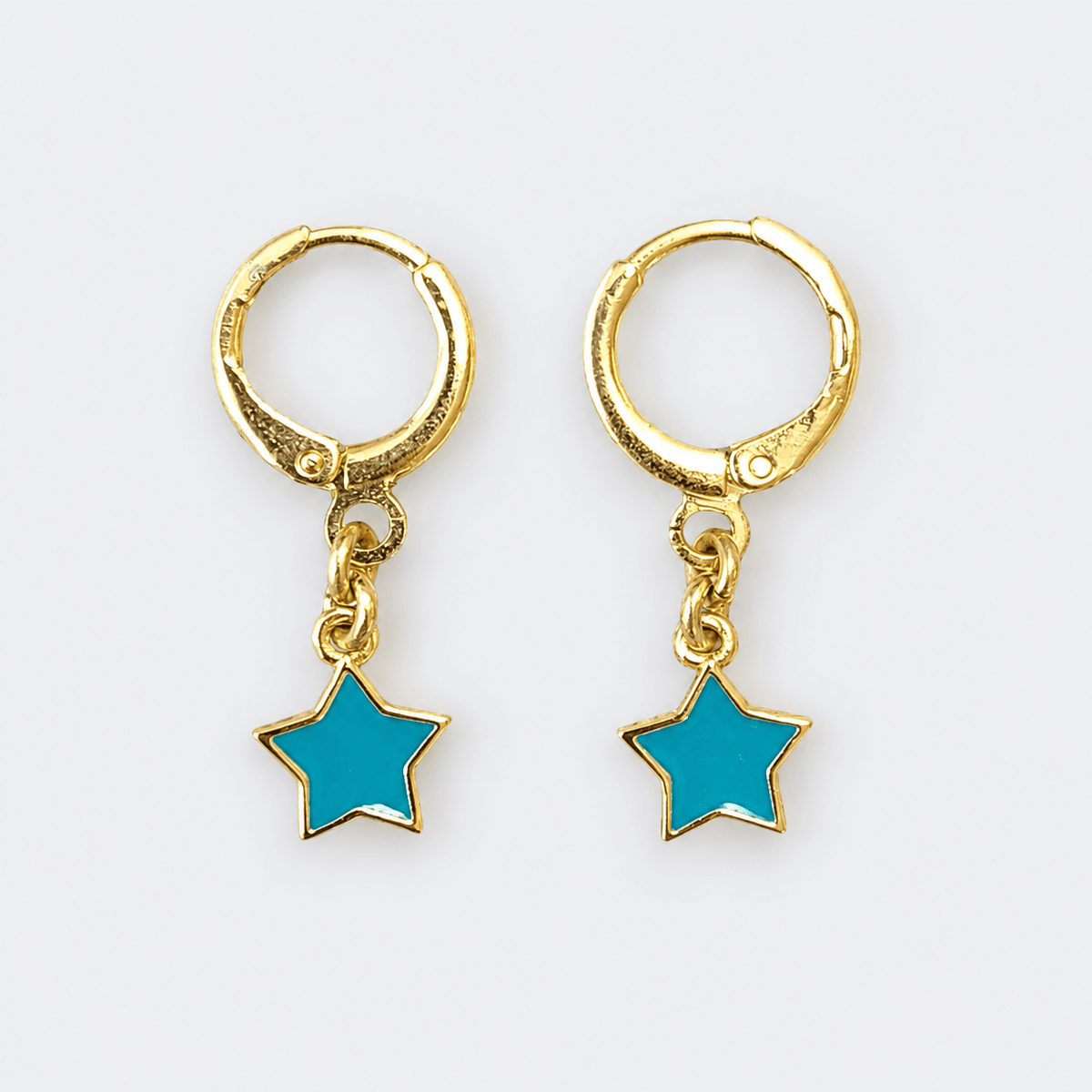 Star Mini Hoop Earrings - LPL Creations