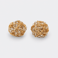 Gold Dot Earrings - LPL Creations