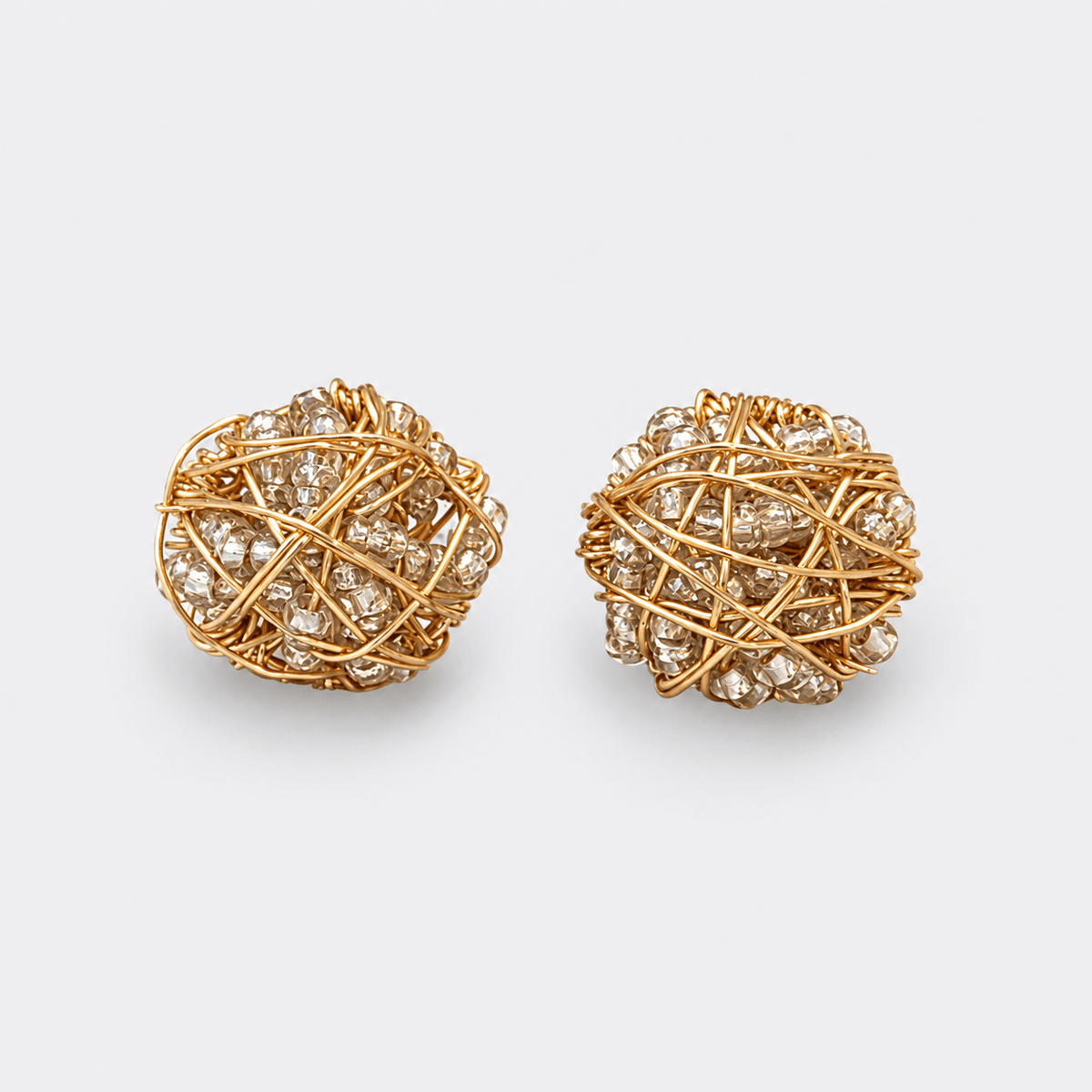Gold Dot Earrings - LPL Creations