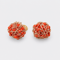 Gold Dot Earrings - LPL Creations