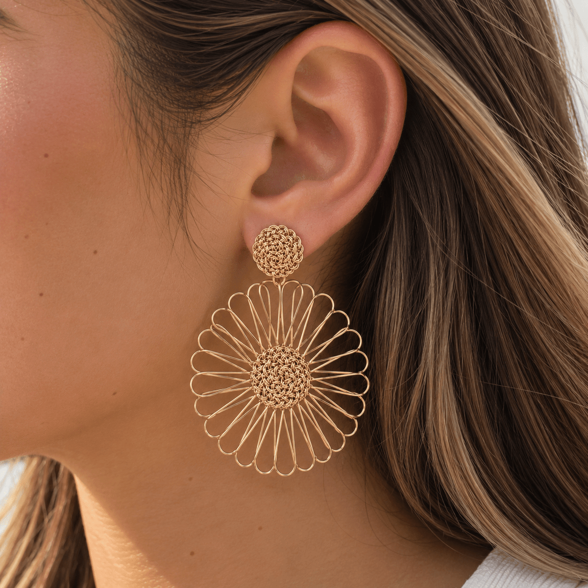 Gerbera Earrings - LPL Creations