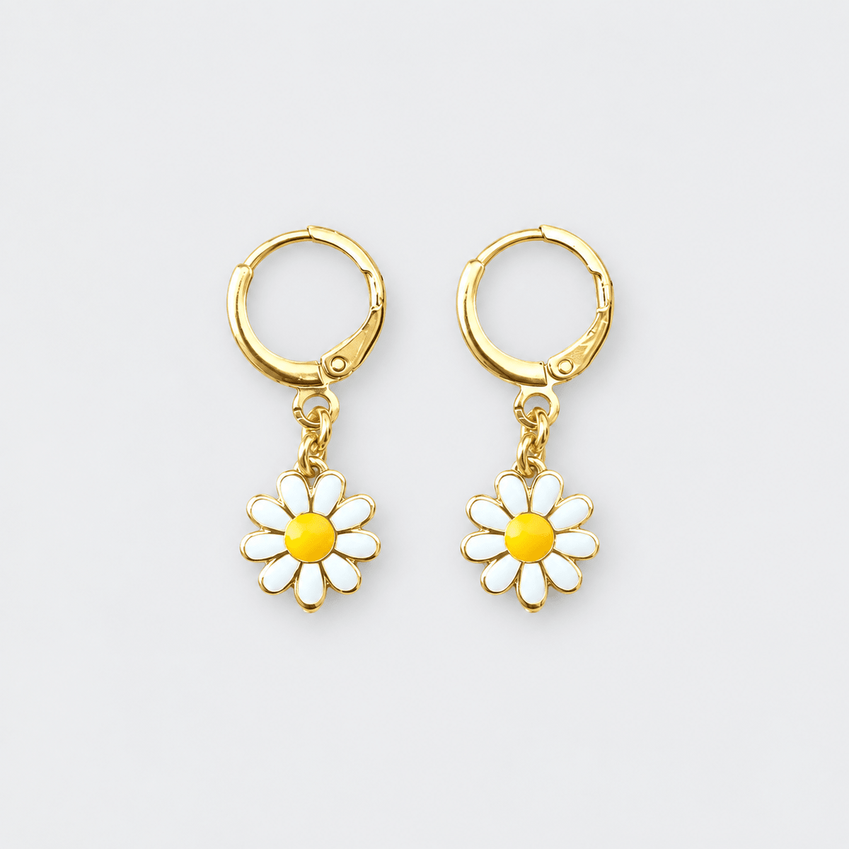Daisy Mini Hoop Earrings - LPL Creations