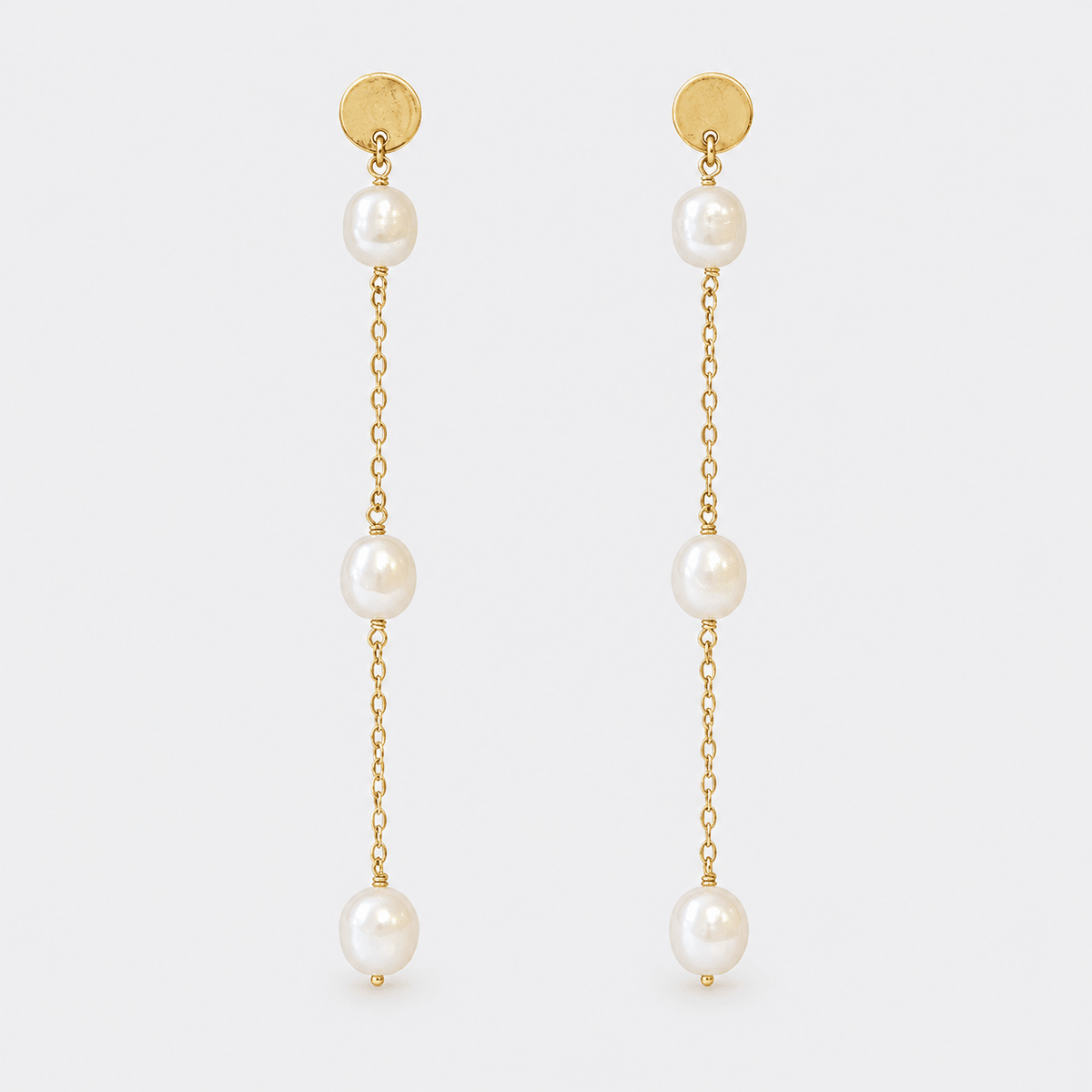Trio Pearls Earrings - LPL Creations