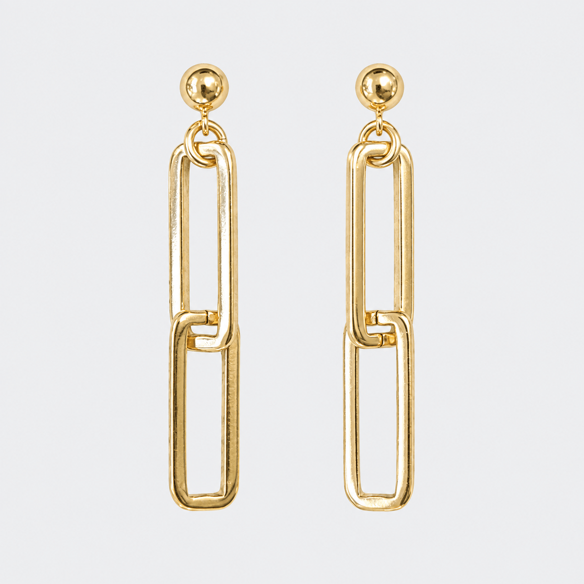Thick Paperclip Earrings - LPL Creations