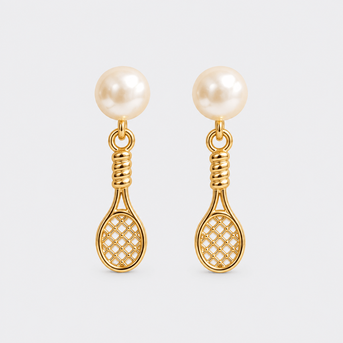 Tennis Racket Earrings - LPL Creations