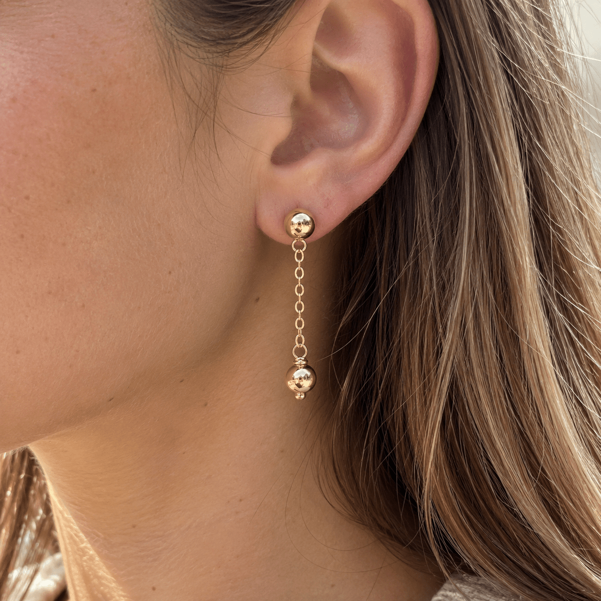 Dainty in Gold Earrings - LPL Creations