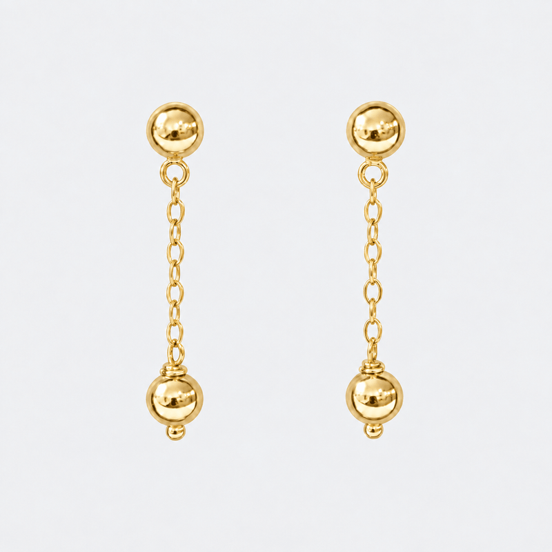 Dainty in Gold Earrings - LPL Creations
