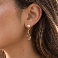 Tennis Racket Earrings - LPL Creations