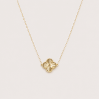Gold Flower Necklace - LPL Creations