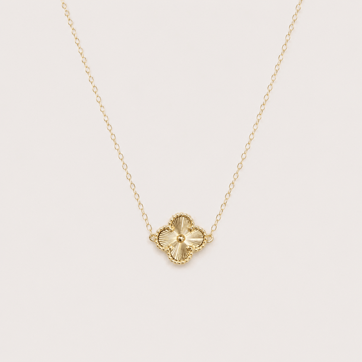 Gold Flower Necklace - LPL Creations