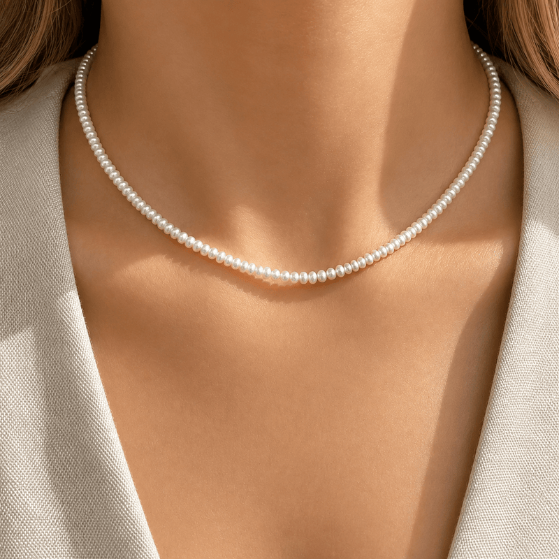 Mini Pearl Necklace - LPL Creations