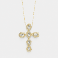 Sparkling Cross Necklace - LPL Creations