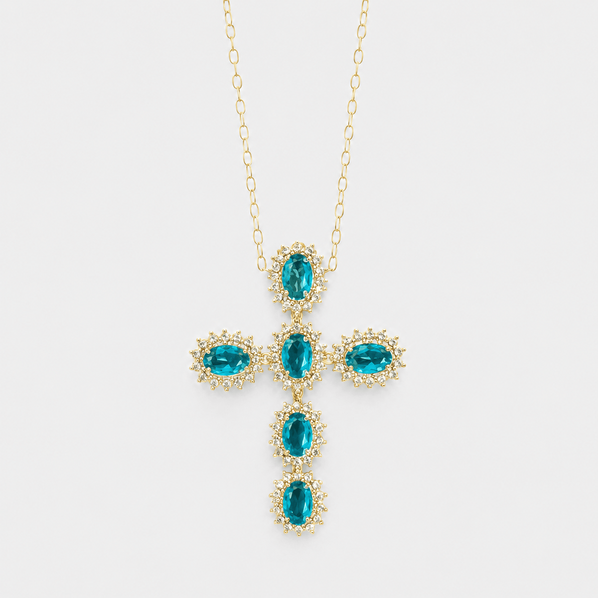 Sparkling Cross Necklace - LPL Creations