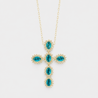 Sparkling Cross Necklace - LPL Creations