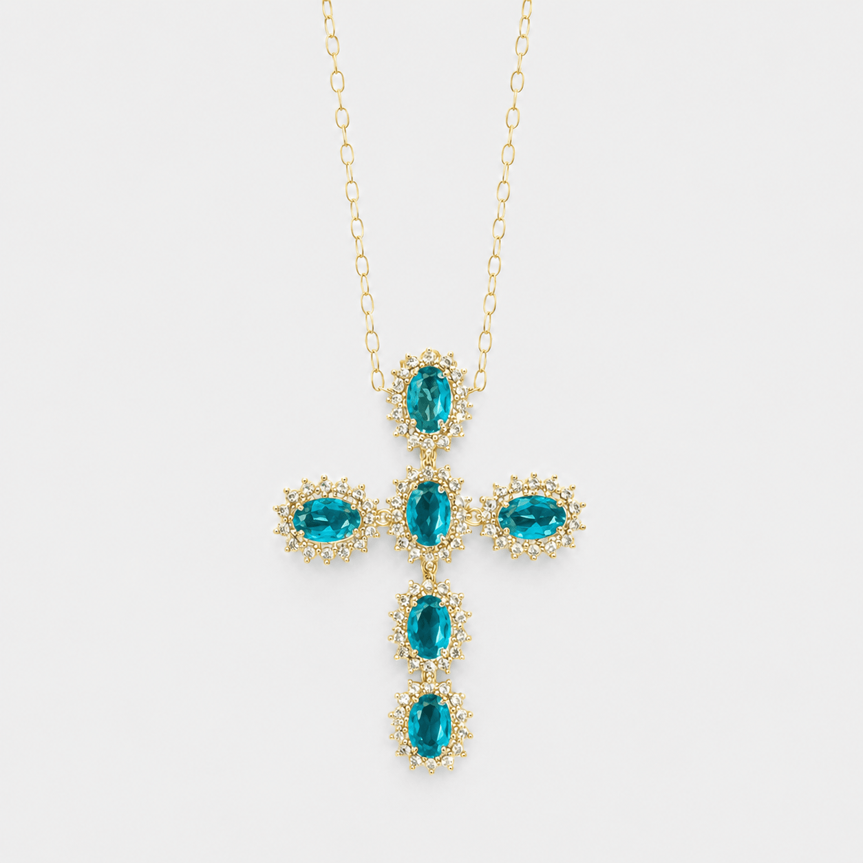 Sparkling Cross Necklace - LPL Creations