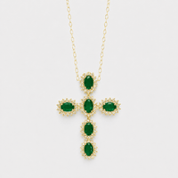 Sparkling Cross Necklace - LPL Creations