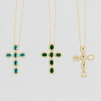 Sparkling Cross Necklace - LPL Creations
