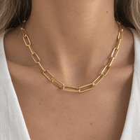 Thick PaperClip Chain Necklace - LPL Creations