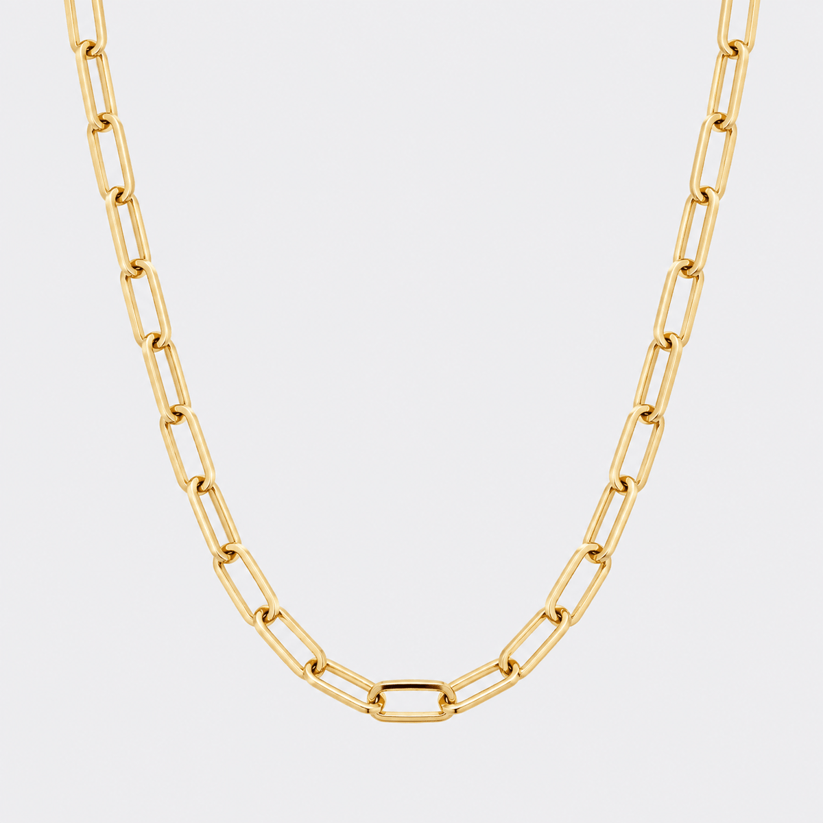 Thick PaperClip Chain Necklace - LPL Creations