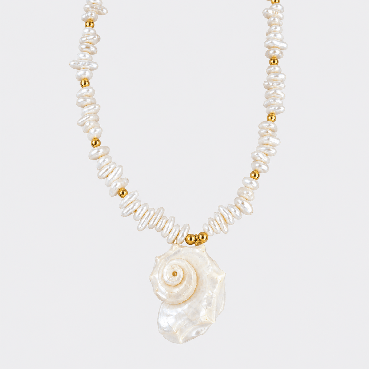 Ocean Pearl Shell Necklace - LPL Creations