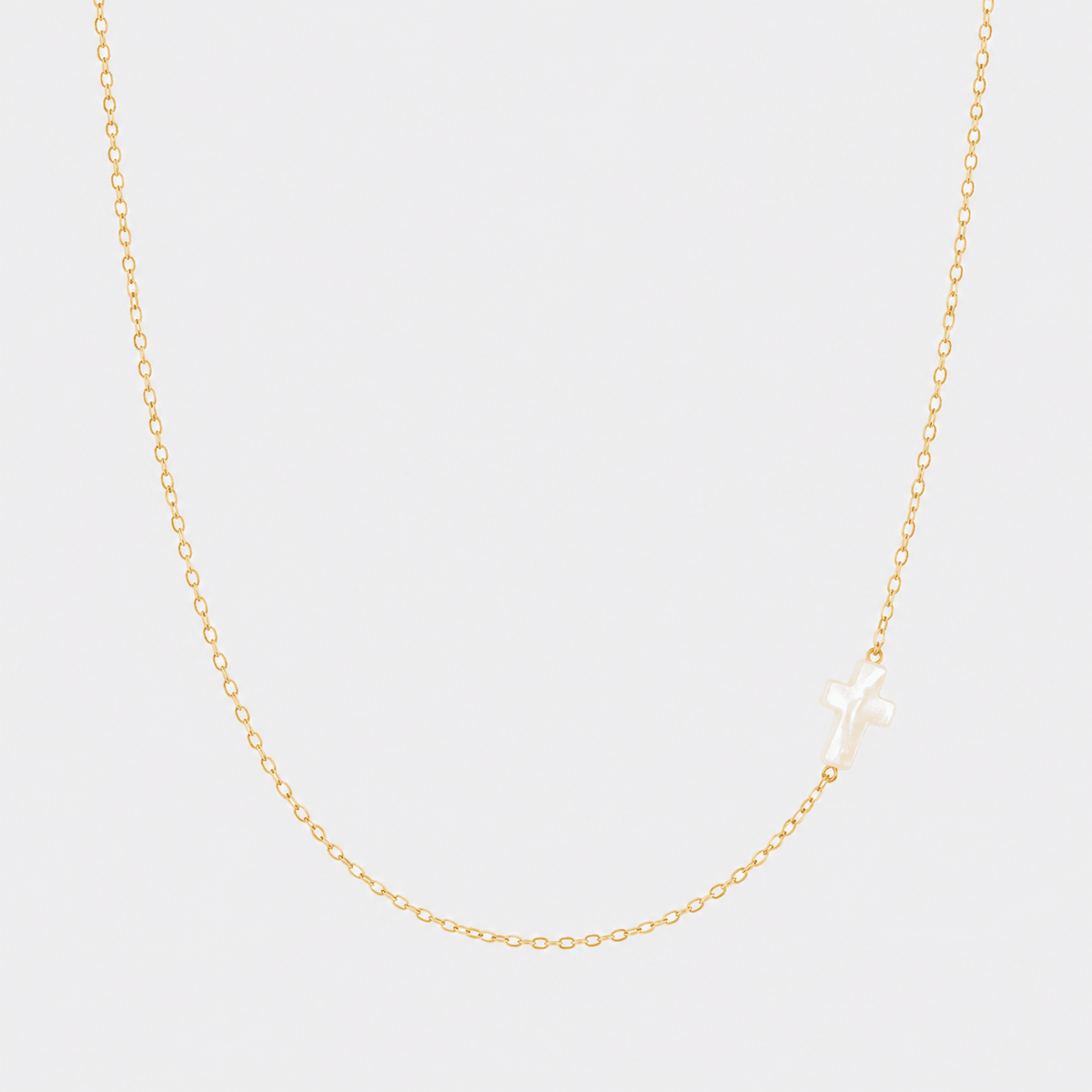 Cross Pearl Necklace - LPL Creations