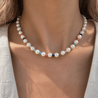 Rainbow Pearl Necklace - LPL Creations