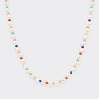 Rainbow Pearl Necklace - LPL Creations
