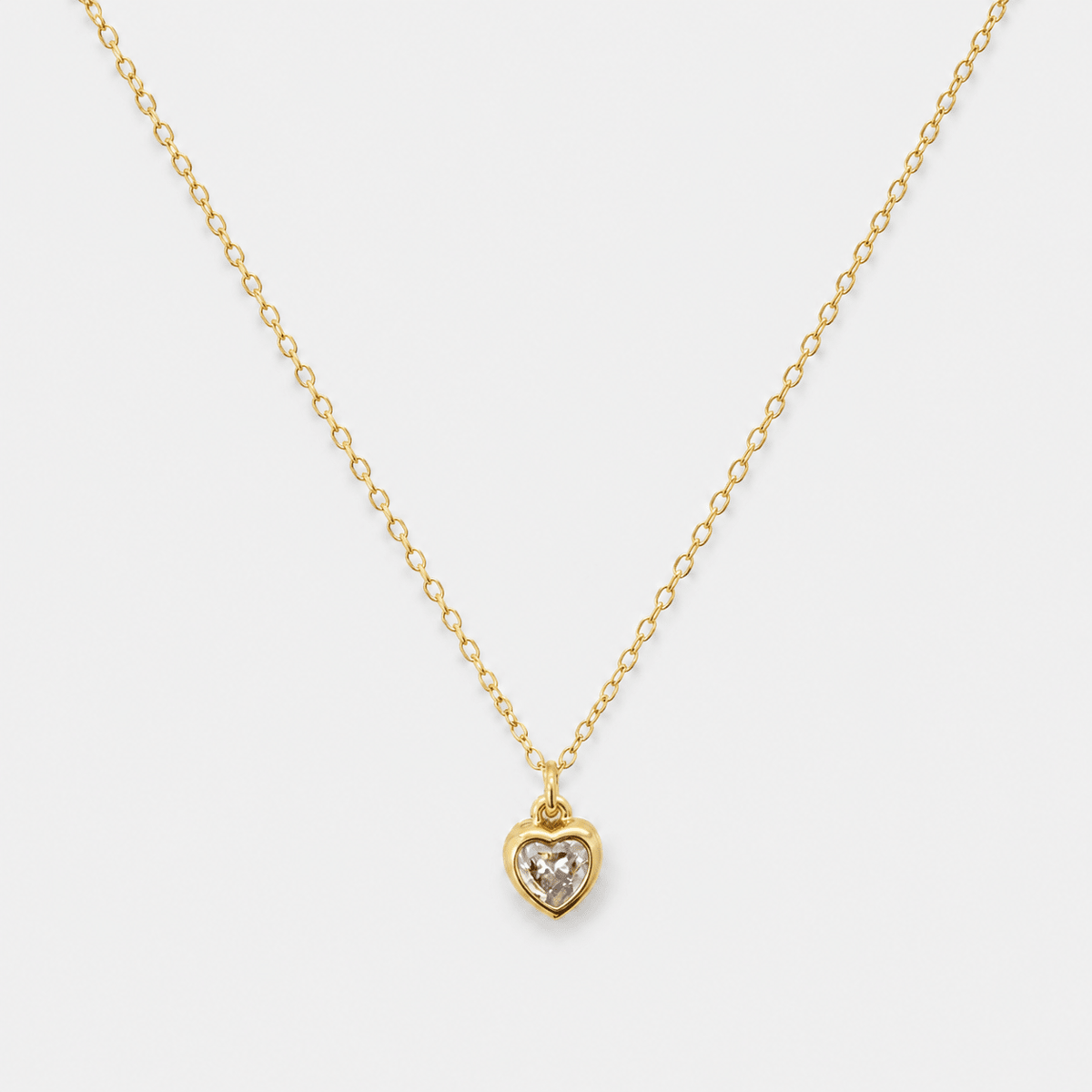 Heart CZ Necklace - LPL Creations
