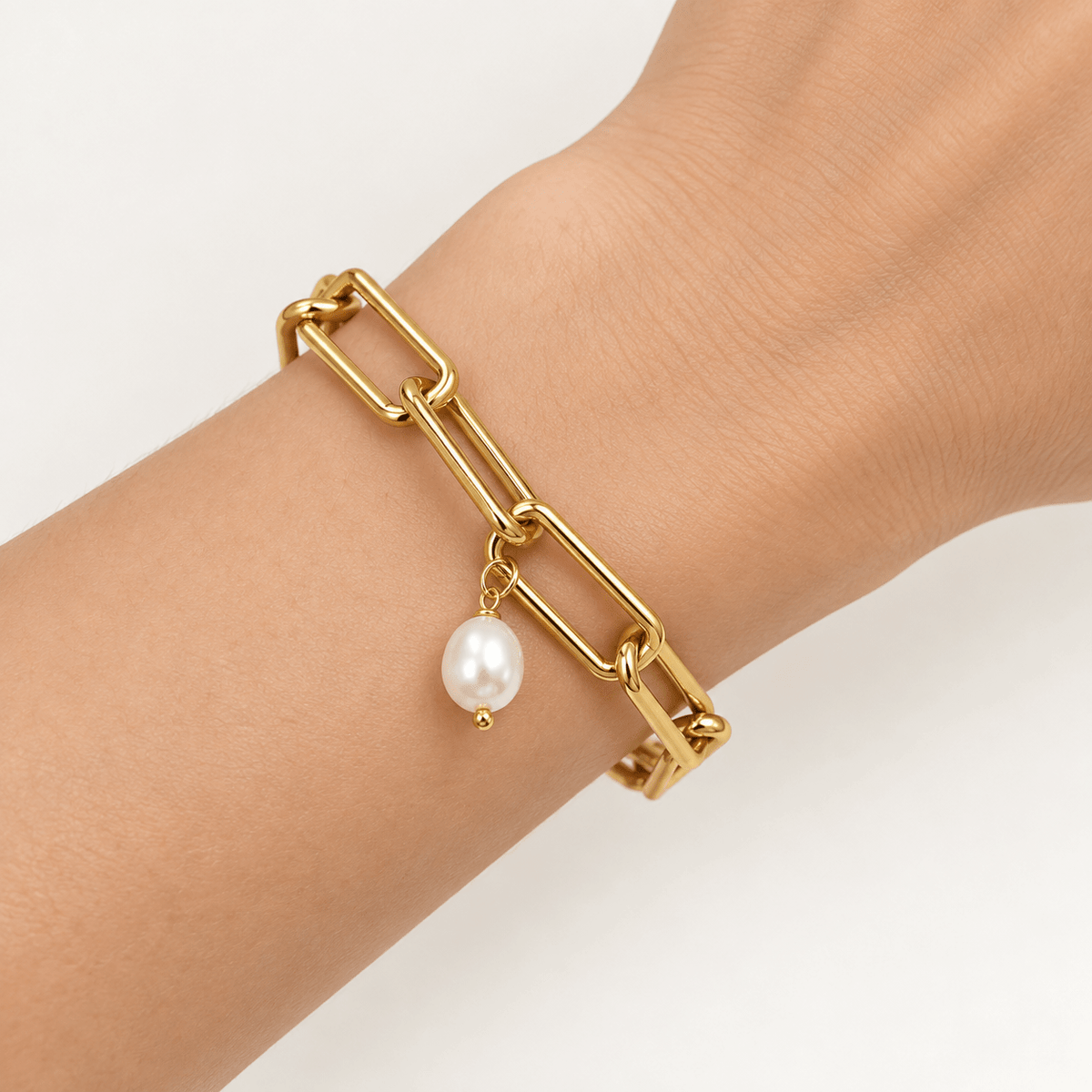 Thick Paper Clip Chain Bracelet - LPL Creations