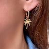 Palm Tree Hoop Earrings