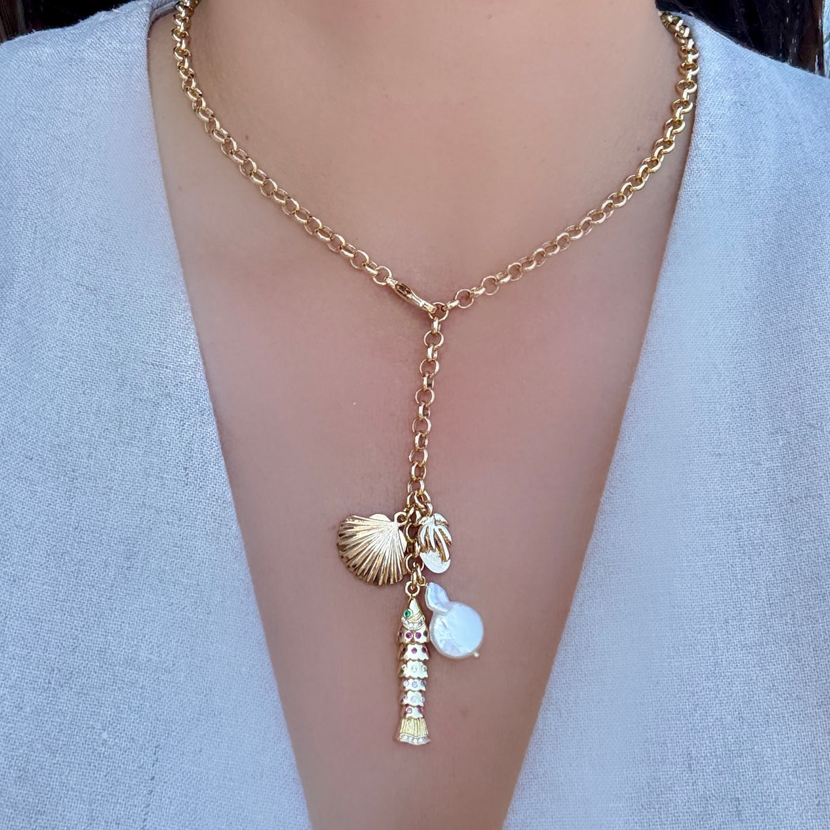 On Board Necklace - LPL Creations
