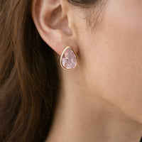Blush Drop Stud Earrings - LPL Creations