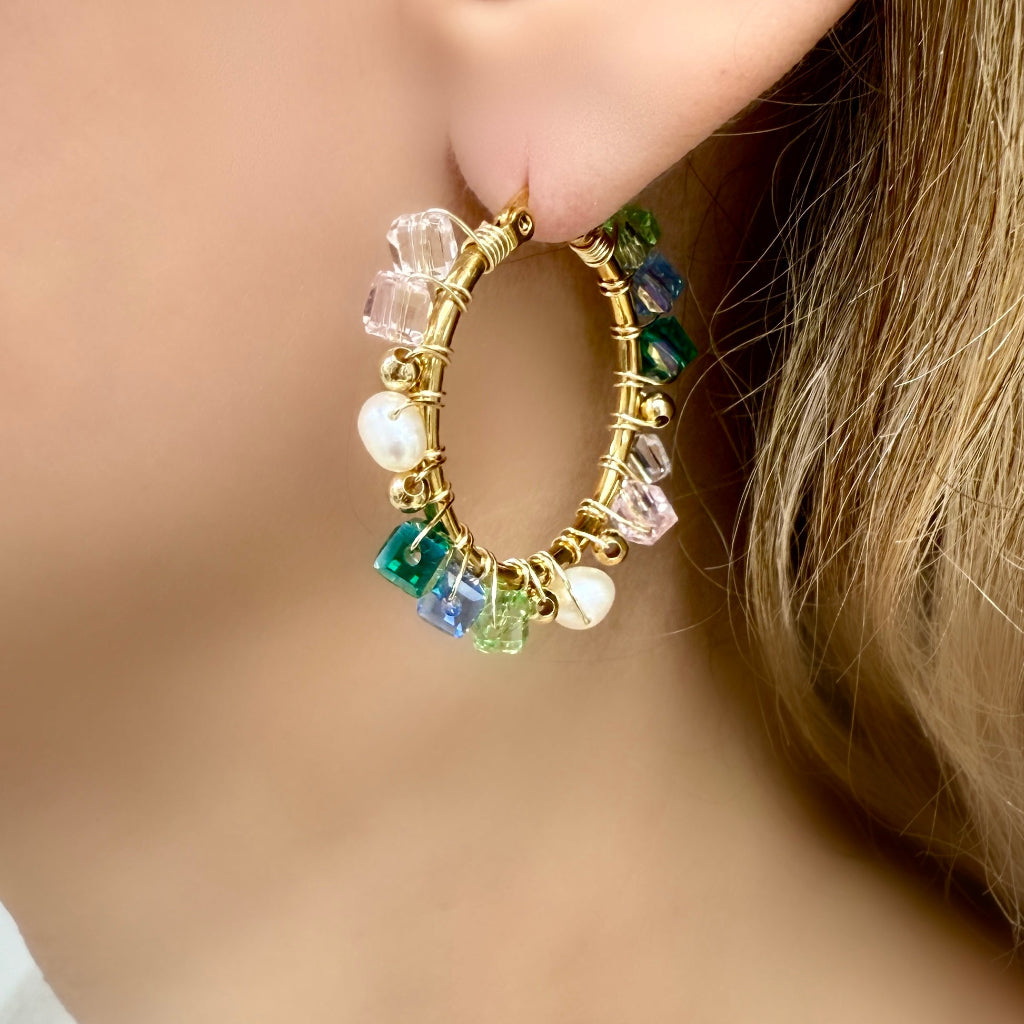 Laura Hoop Earrings - LPL Creations