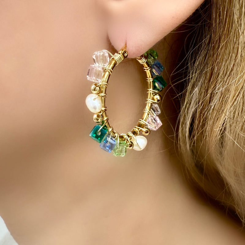 Laura Hoop Earrings - LPL Creations