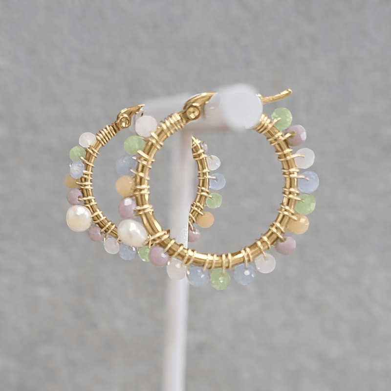 Meadow Hoop Earrings - LPL Creations