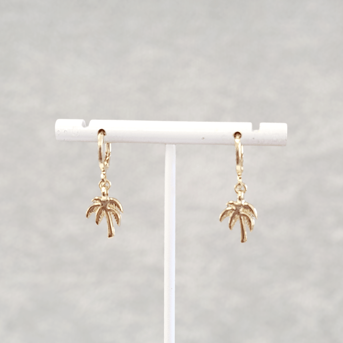 Palm Tree Hoop Earrings - LPL Creations