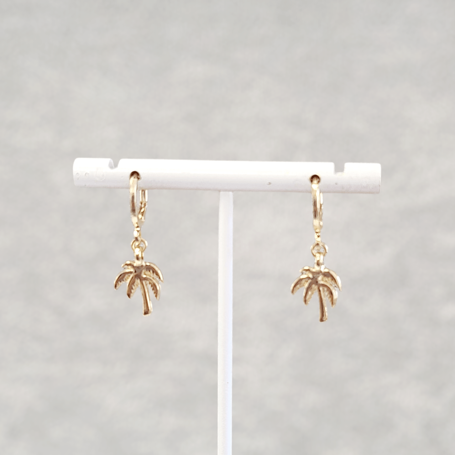 Palm Tree Hoop Earrings - LPL Creations