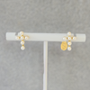 Pearls Cross Stud Earrings